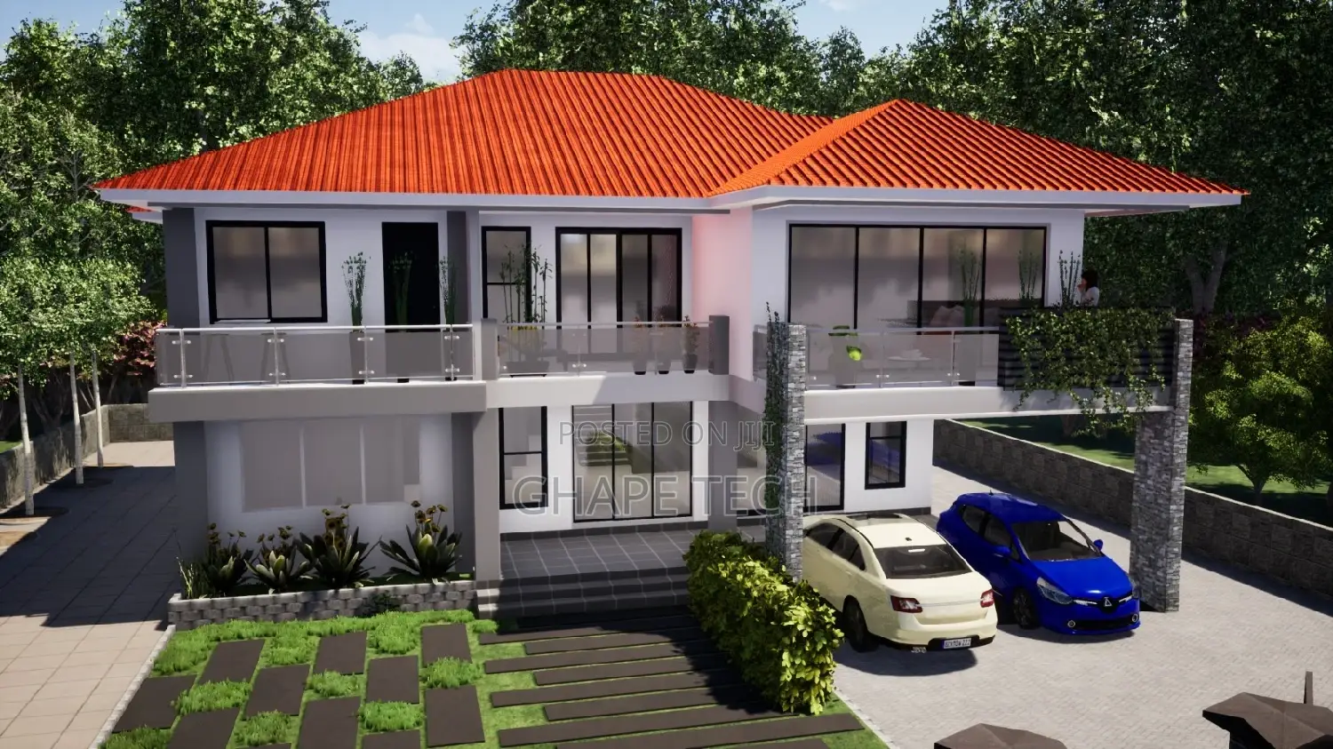 4 Bedroom Architectural Building Designs and Construction