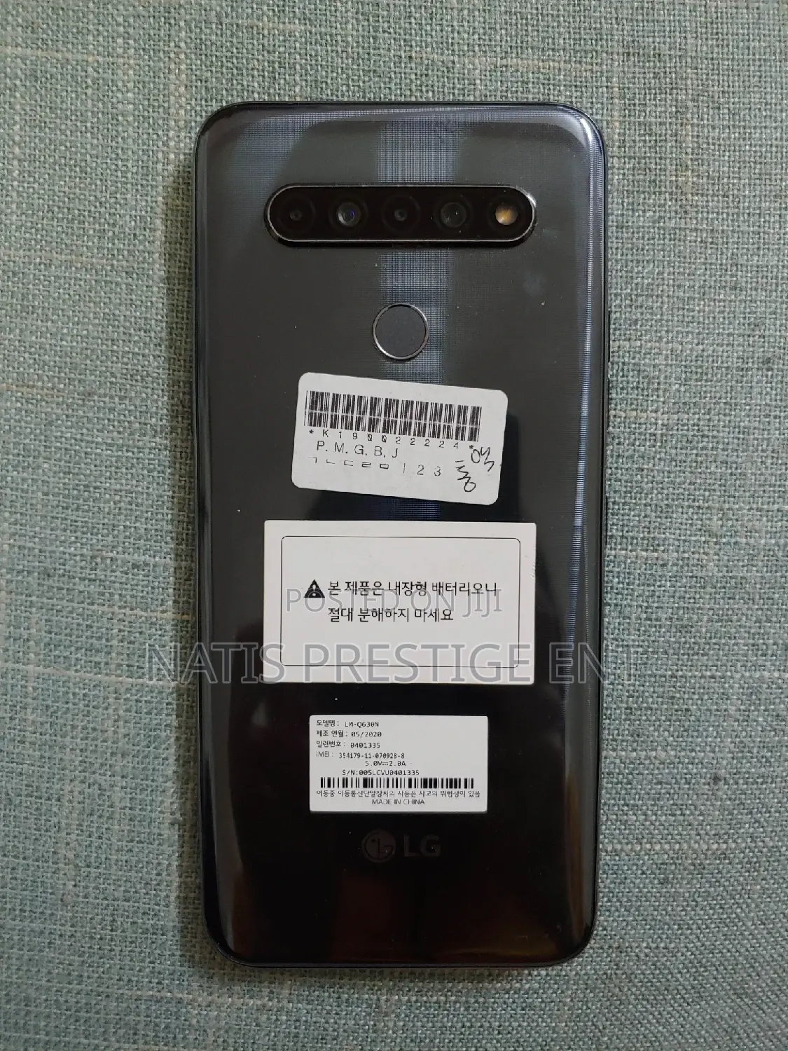 LG Q61 64 GB Black