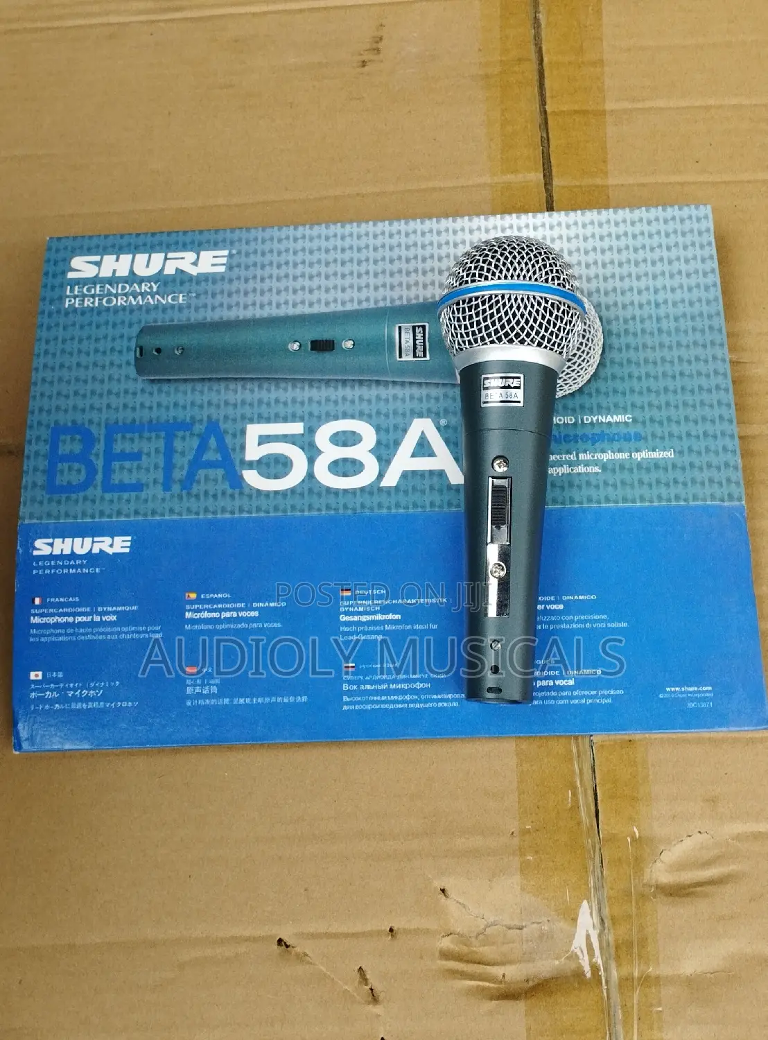 Shure BETA 58A Dynamic Cord Microphone
