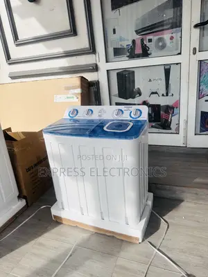 7kg Topload Washing Machine Nasco White Transparent Lid