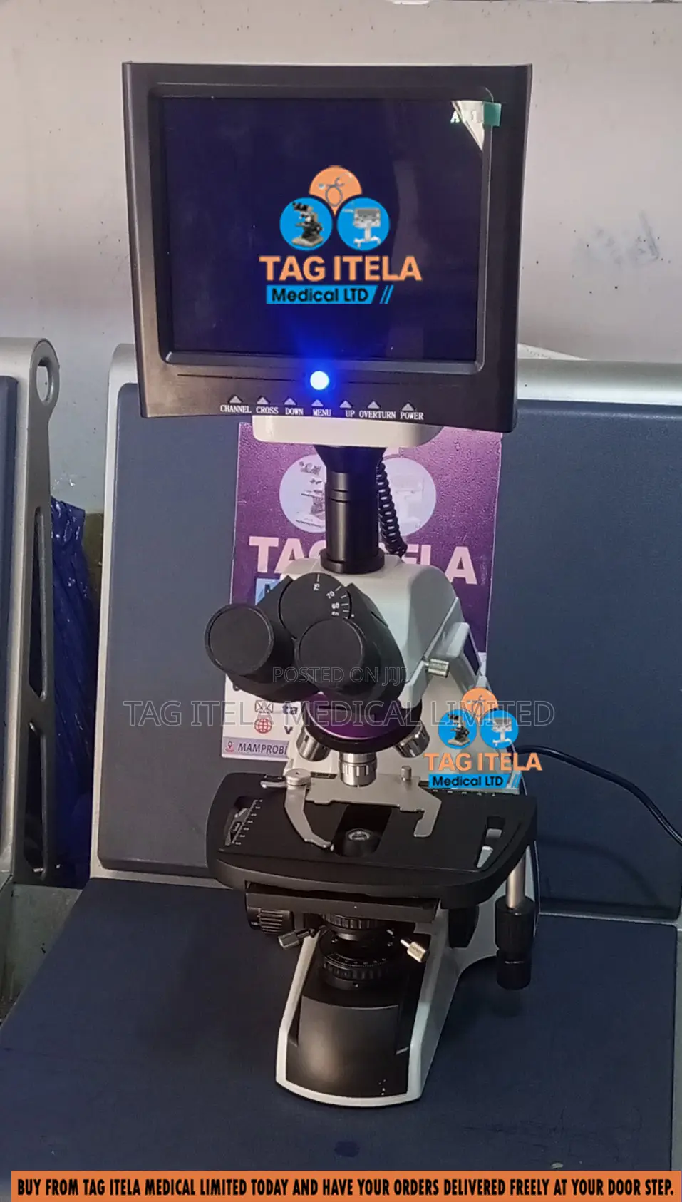 Microscope With Screen (Olympus)