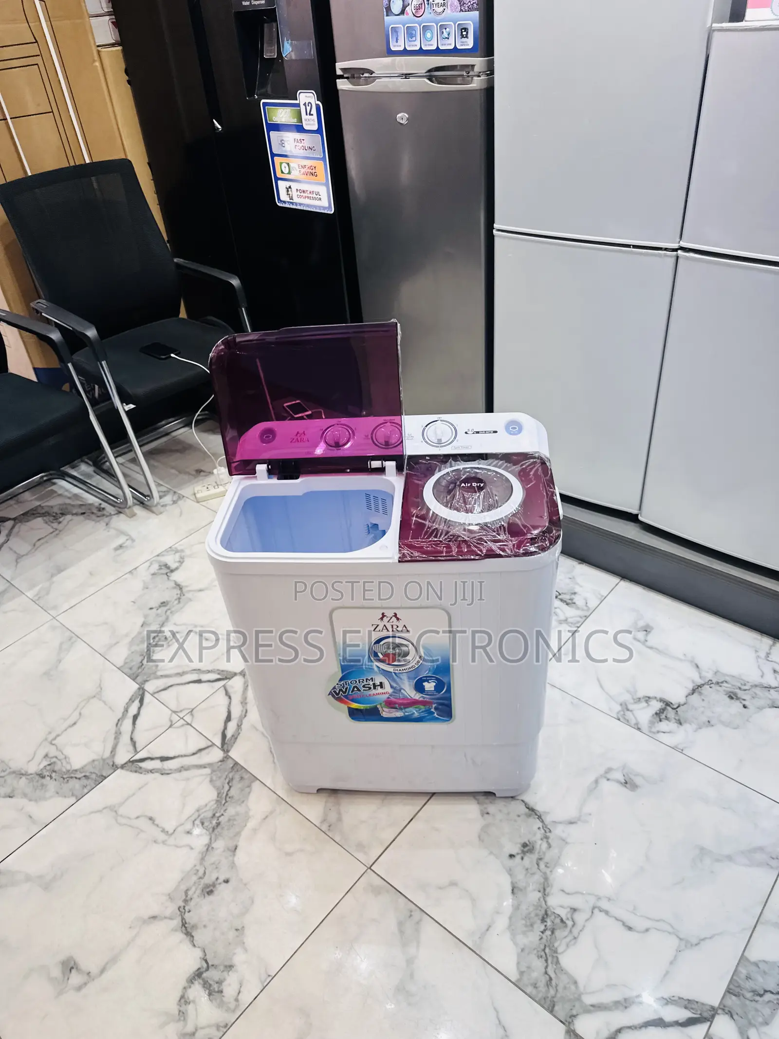 Washing Machine Zara 5kg Topload White Sleek New