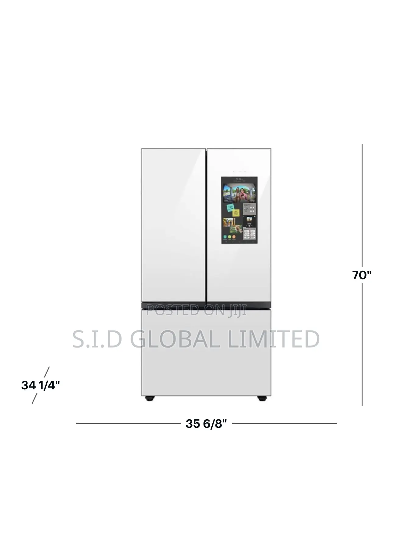 Samsung - BESPOKE 30 Cu. Ft. Smart Fridge+Family Hub