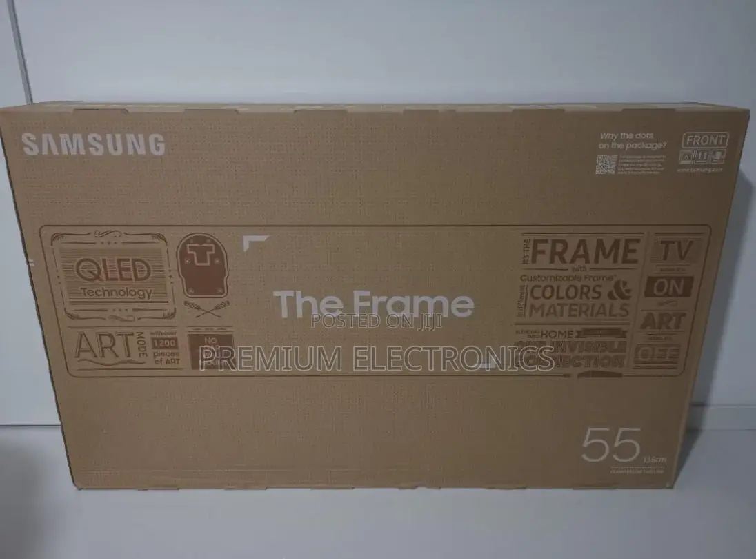 Clarity in Motion | Samsung 55" | the Frame Uhd Qled Tv