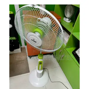 Rechargeable Solar Stand Fan With Remote Control 6-48hrs