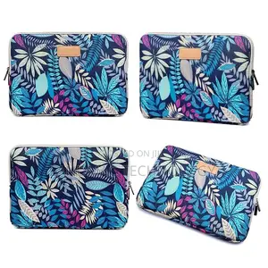 14 Inch Sleeve Case Ethnic Style Multi-Color Zipper Briefcas