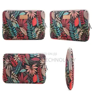 15 Inch Sleeve Case Ethnic Style Multi-Color Zipper Briefcas