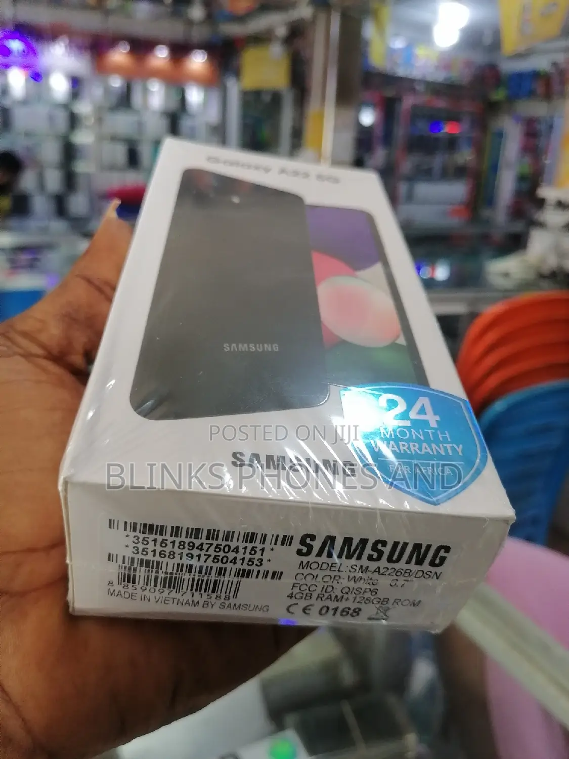New Samsung Galaxy A22 5G 128 GB Black