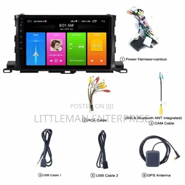 Toyota Highlander 2015-2019 Android Player