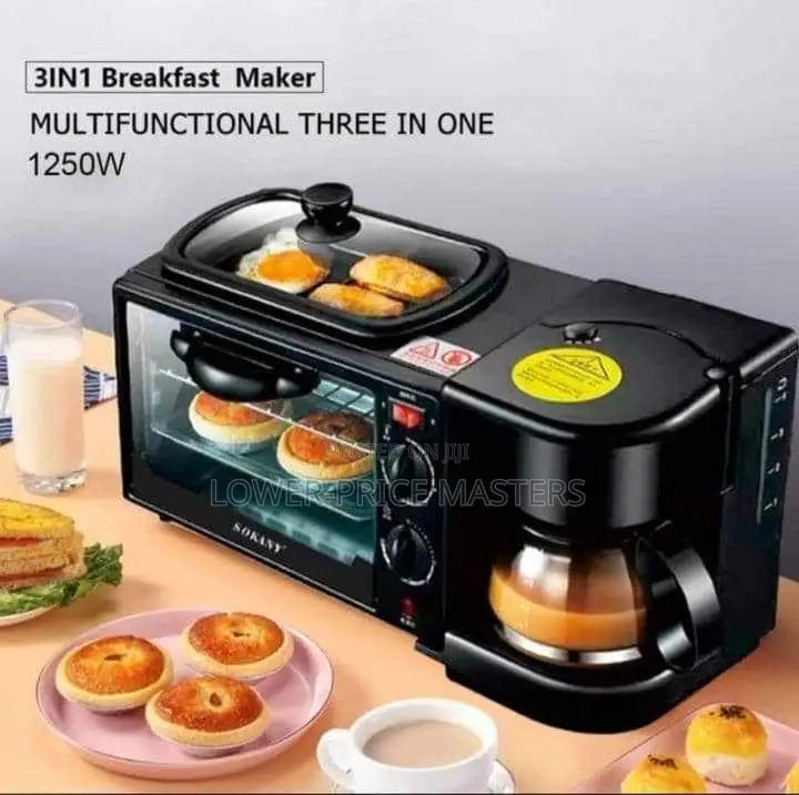 3 in 1 Multifunctional Family Size Breakfast Maker