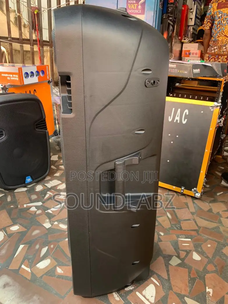Jac-215 2×15inches Bluetooth Rechargeable Speaker With 2