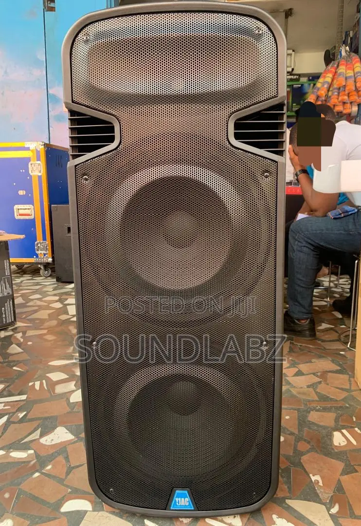 Jac-215 2×15inches Bluetooth Rechargeable Speaker With 2