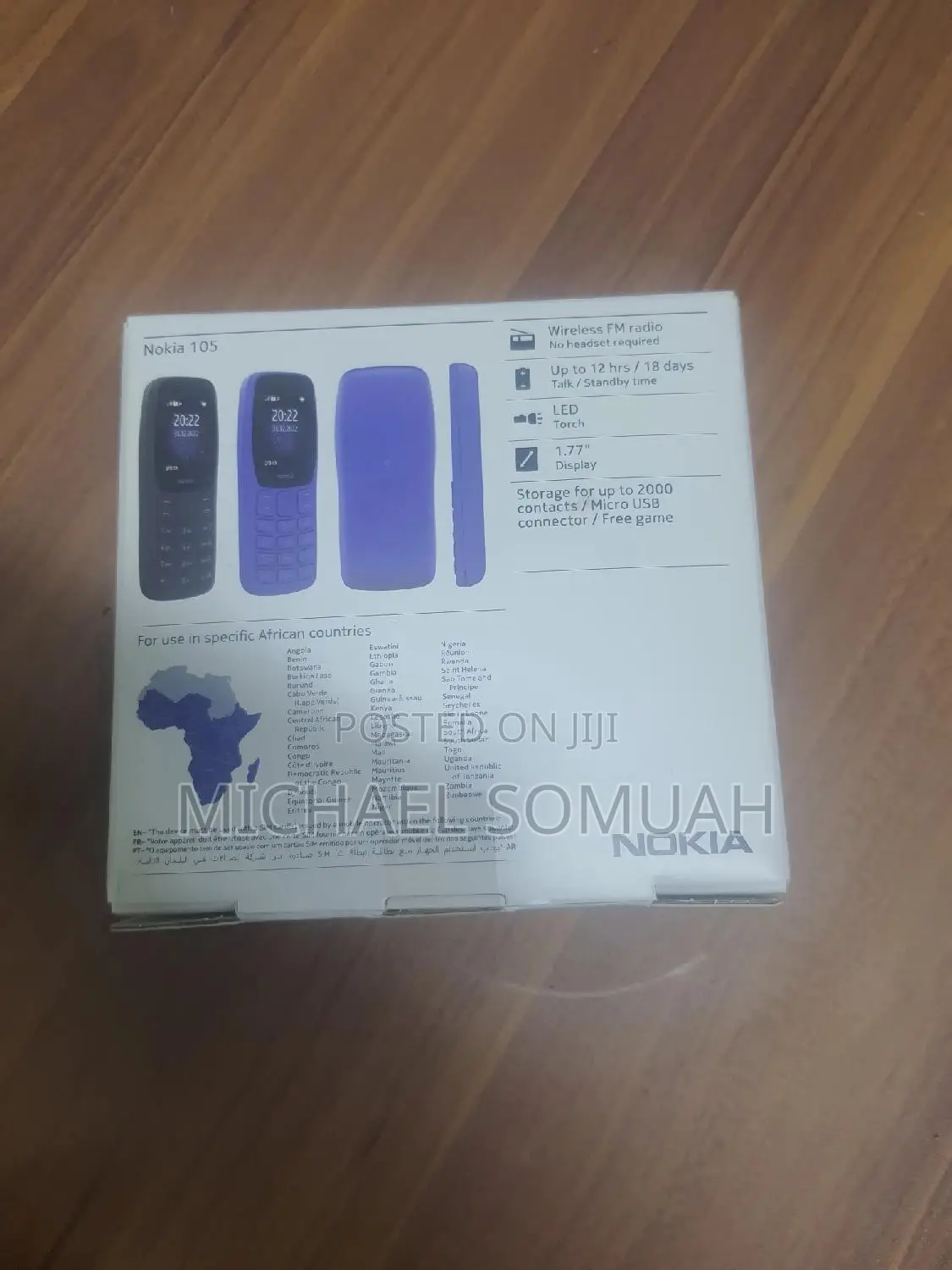 New Nokia 105 Black