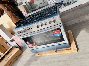 5burner Inox Color Gas Cooker Oven 90/60 Ferre Sliver