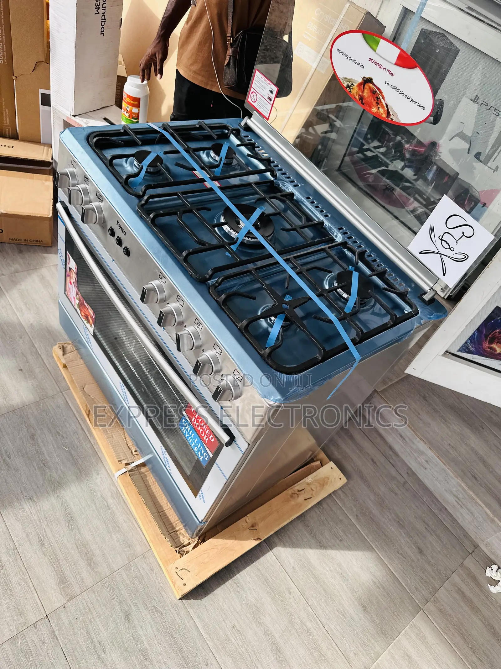 Get a Warranty on Ferre 90/60 5burner Oven Rotisserie