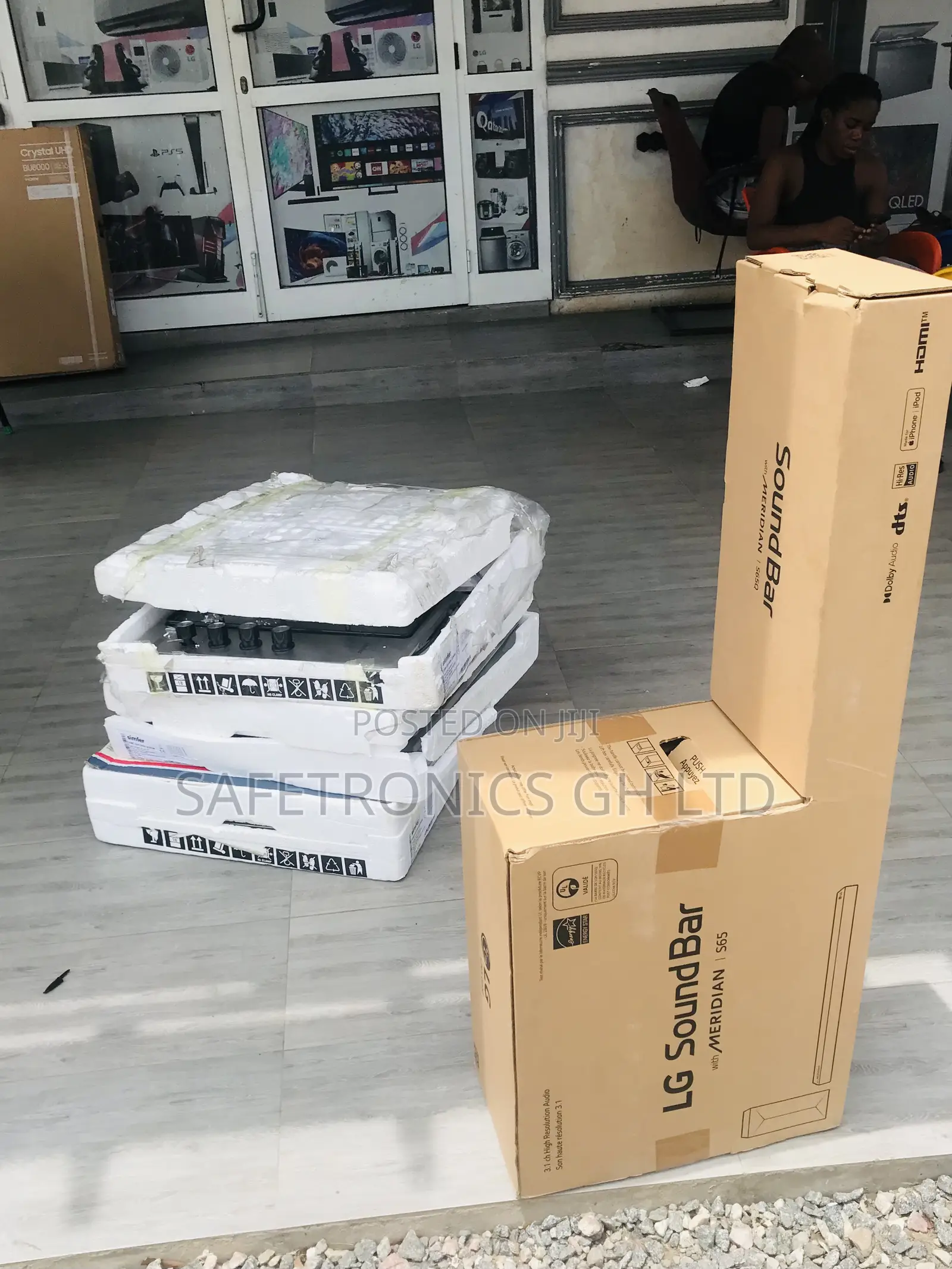 Quality Electric Lg Black Wireless Bluetooth S65Q Soundbar