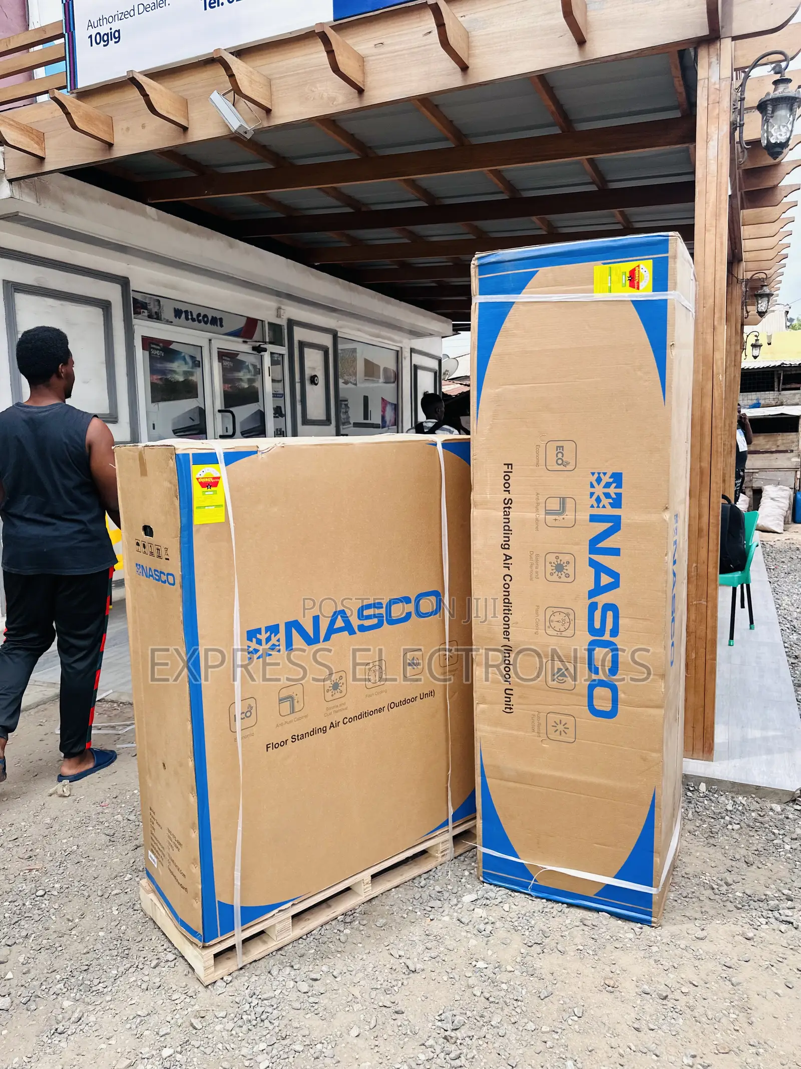 5hp Split Floor Standing Nasco White 5hp.