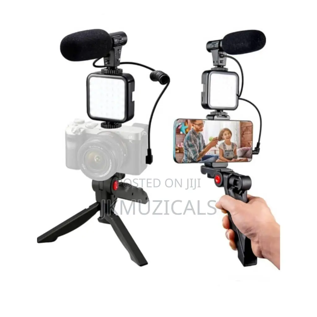 Tripod Stand With Light_ Video Making Kits