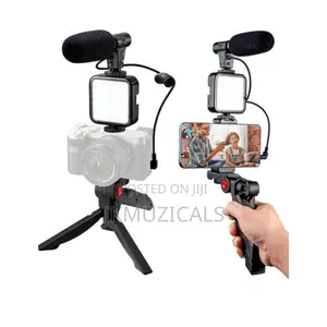 Tripod Stand With Light_ Video Making Kits