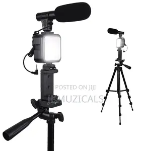 Tripod Stand With Light_ Video Making Kits