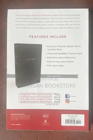 NKJV Super Giant Print Reference Bible