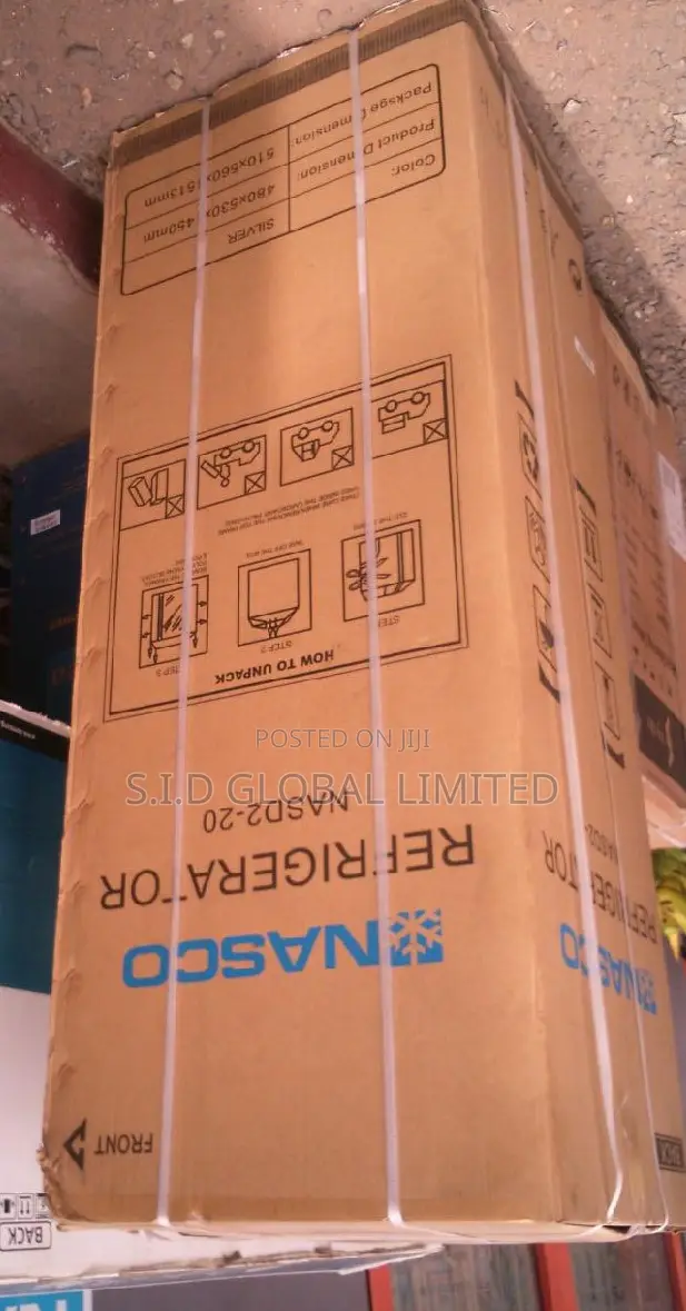 New Quality NASCO 147L Gross Double Door Refrigerator