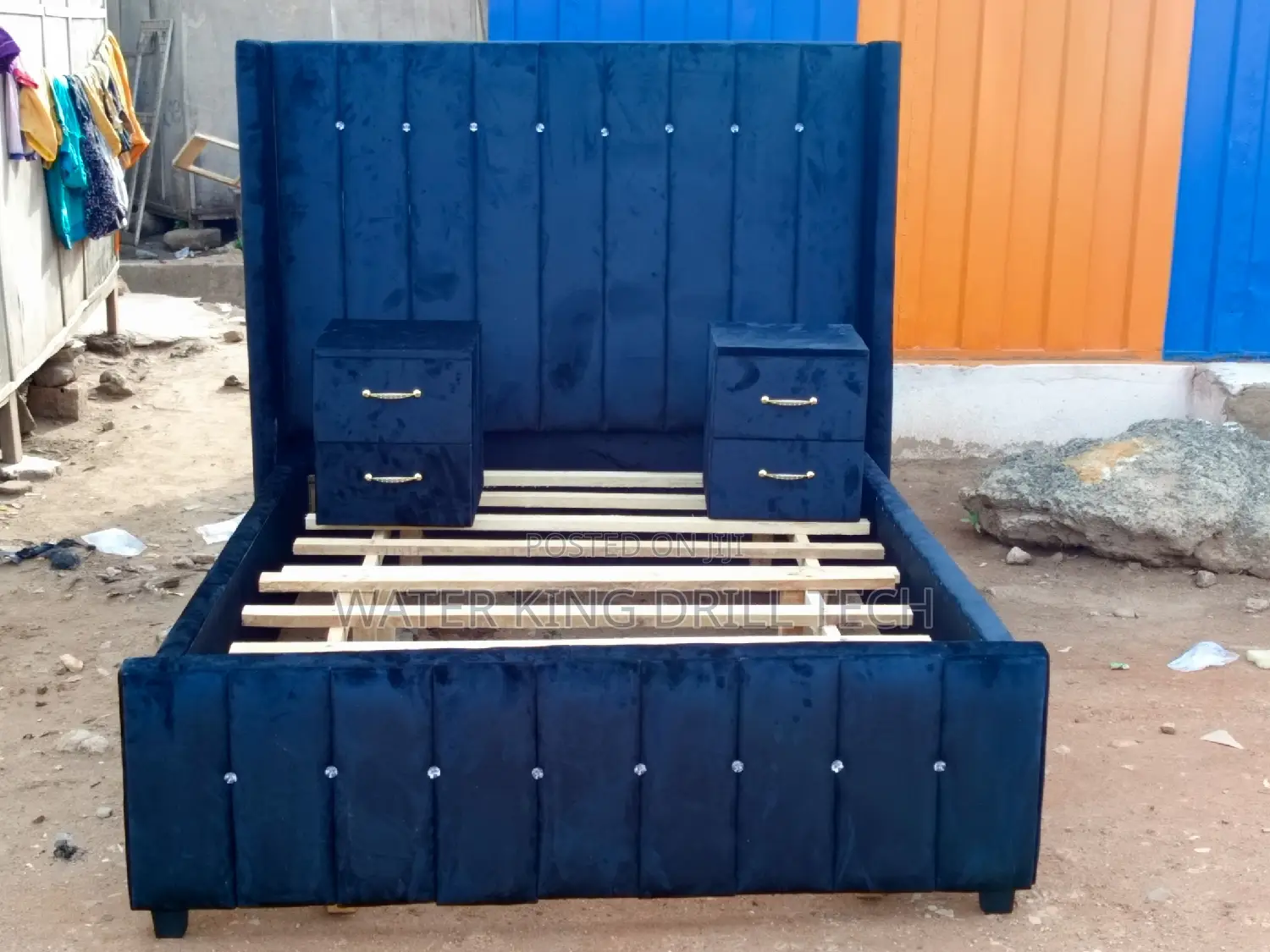 Double Bed Frames With Side Drawers