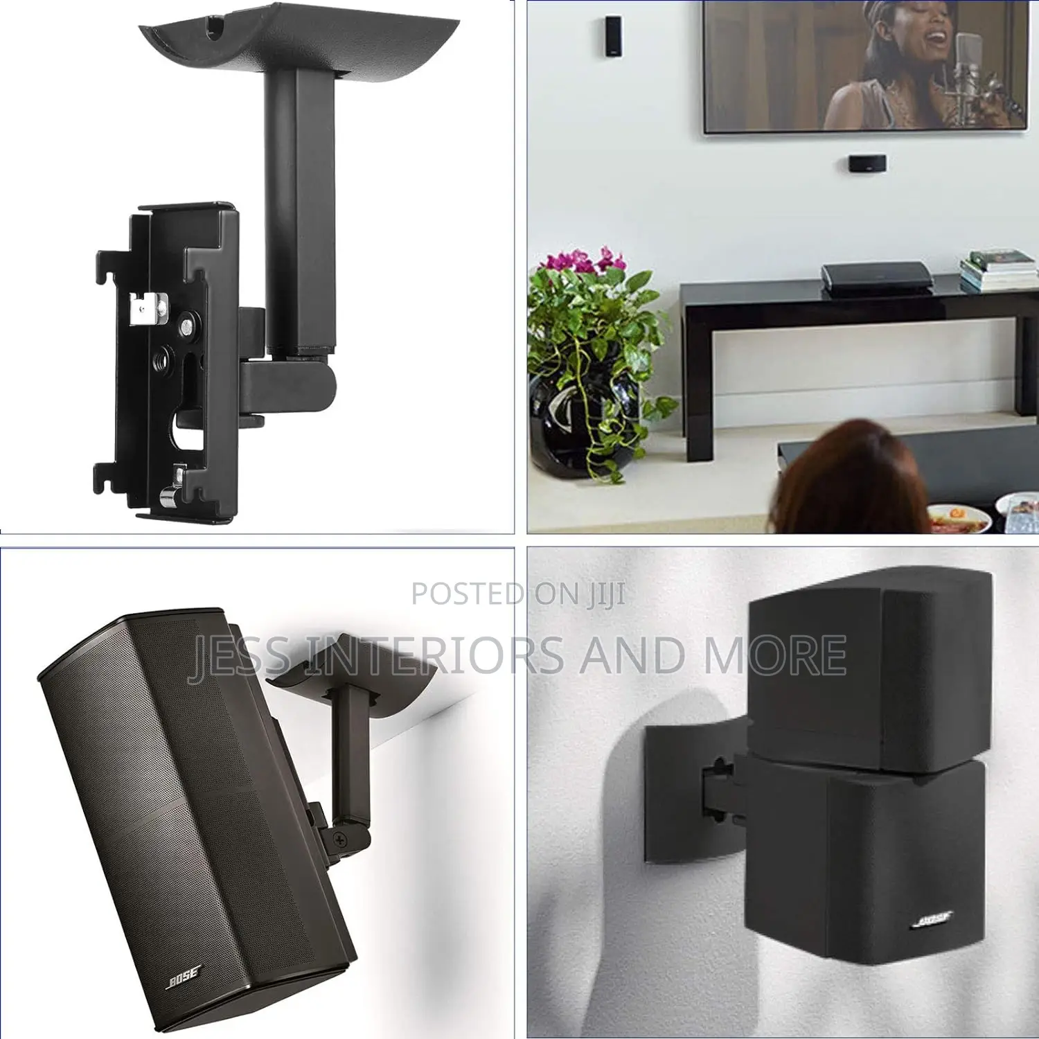 Adjustable Speaker Wall Ceiling Mount for Bose Speakers