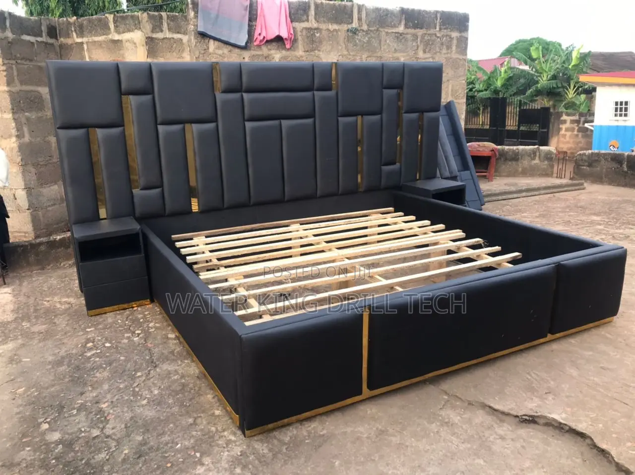 King Size Bed Frames With Side Drawers