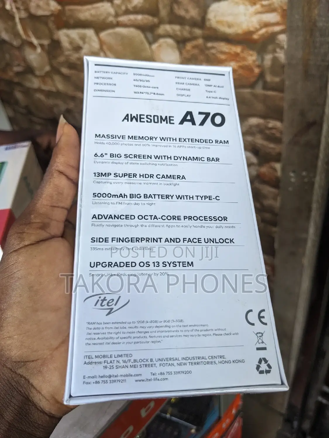 New Itel A05s 32 GB Black