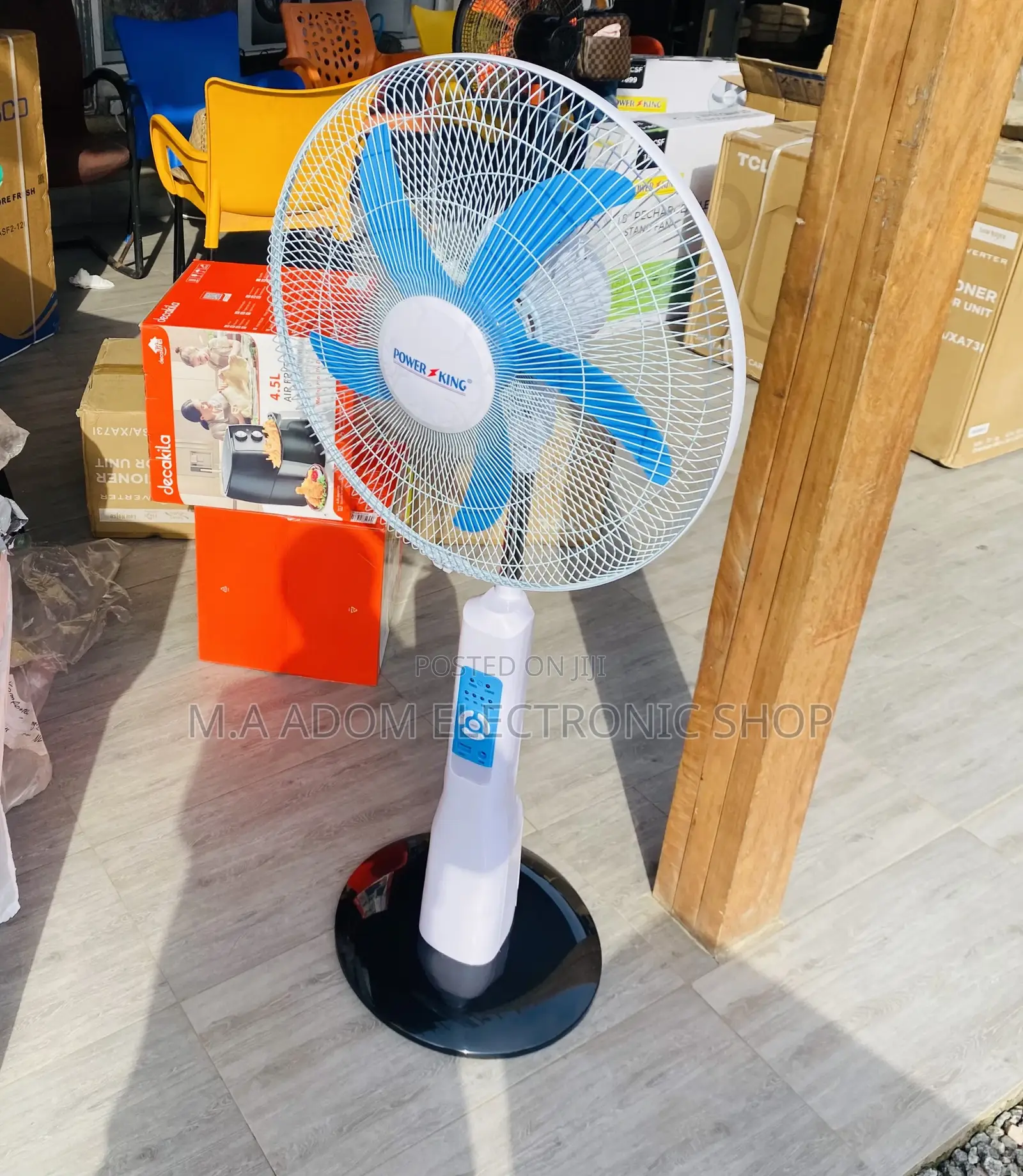 Purchase Affordable Power 18”King Rechargeable Standing Fan.