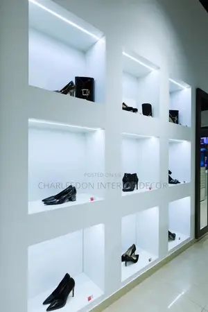 Quality P. O .P Shoe Rack Designer Installation