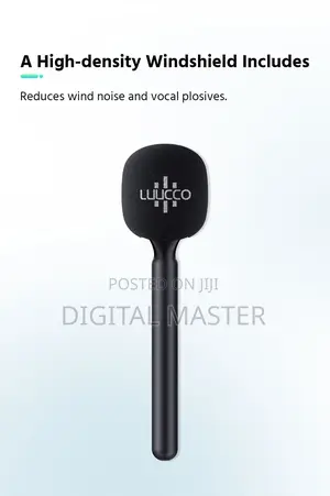 Luucco Wirefree Mini Wireless Microphone Handheld Adapter