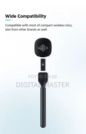 Luucco Wirefree Mini Wireless Microphone Handheld Adapter