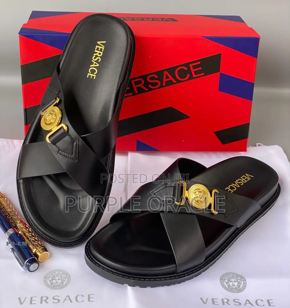 Non-Slip Sole Versace Footwear