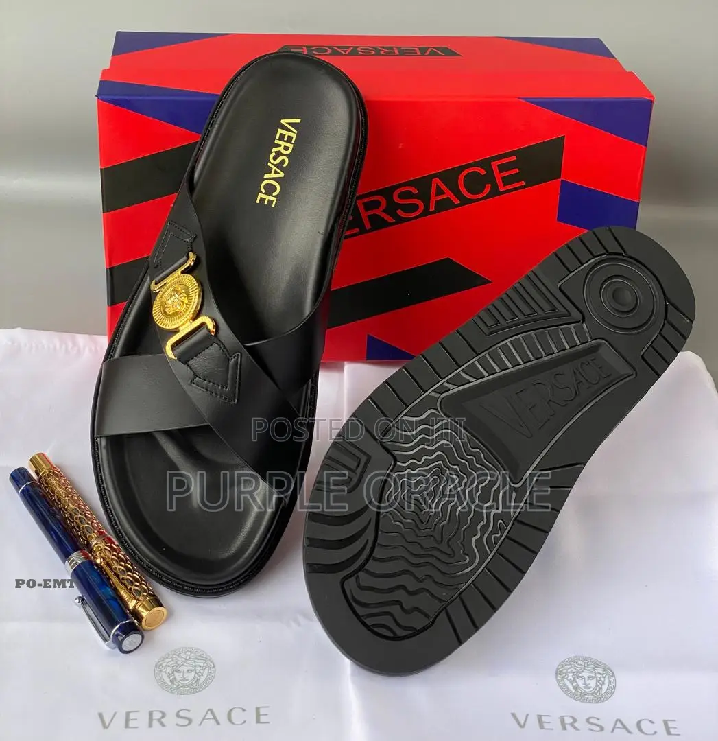 Non-Slip Sole Versace Footwear