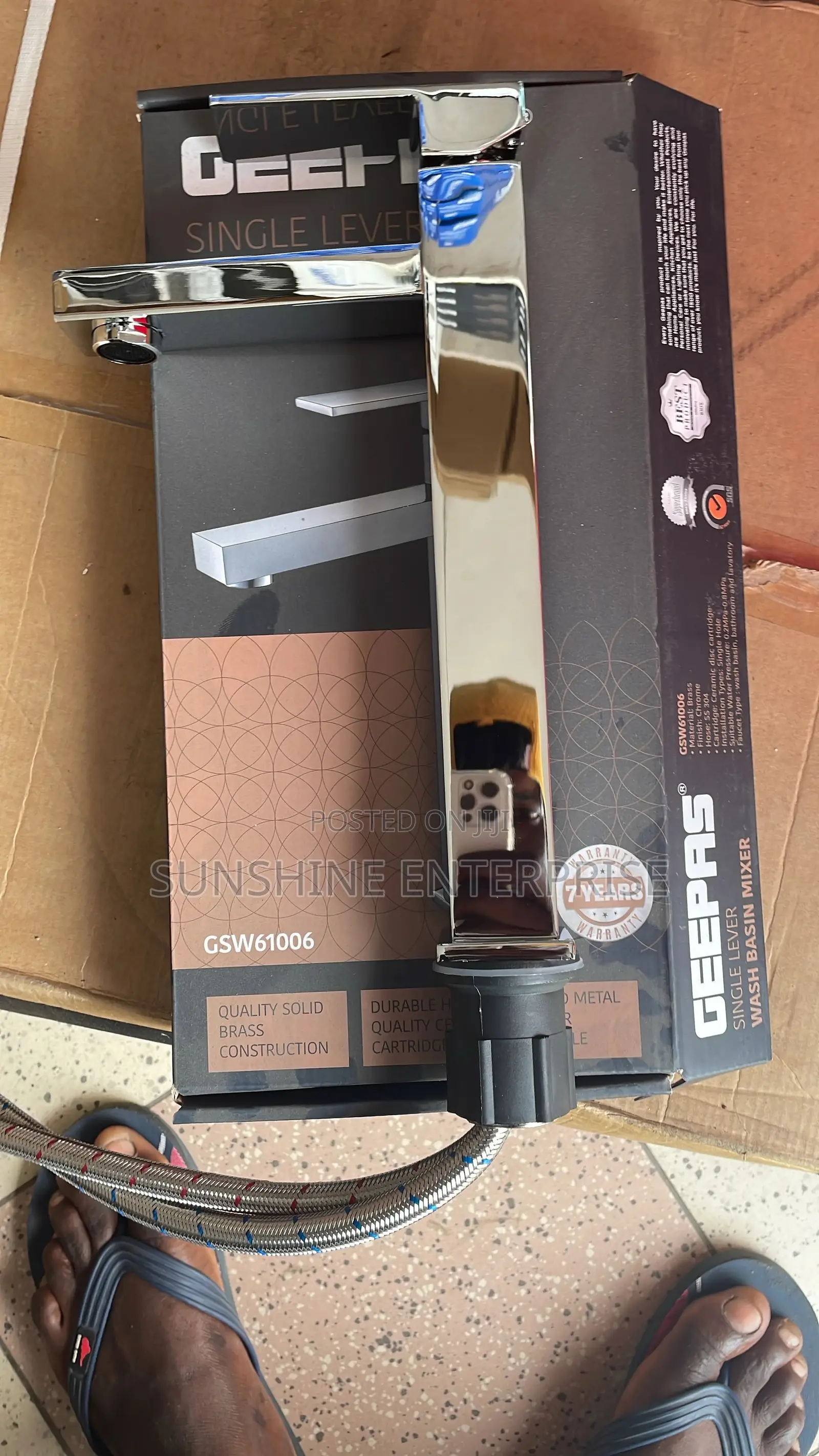 Stainless Germany Pillar Tap
