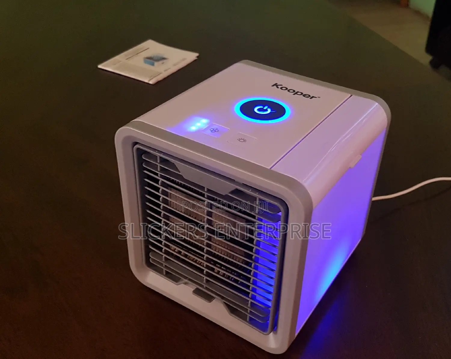 Decorative Mini Air Cooler and Bedside Lamp