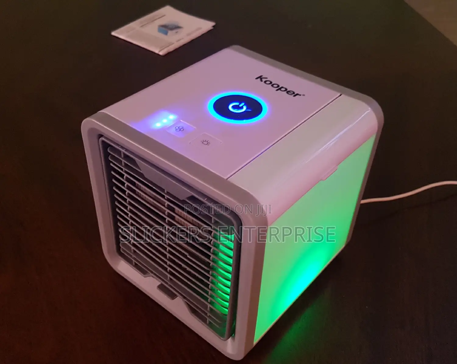 Decorative Mini Air Cooler and Bedside Lamp