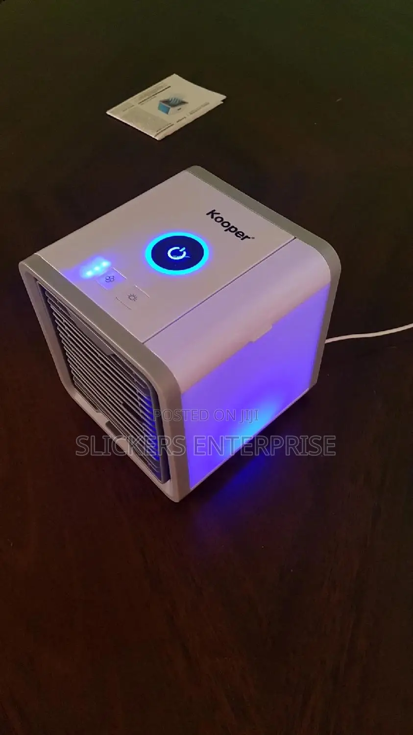 Decorative Mini Air Cooler and Bedside Lamp