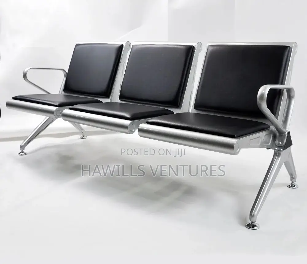 Three in One Waiting Leather Chair