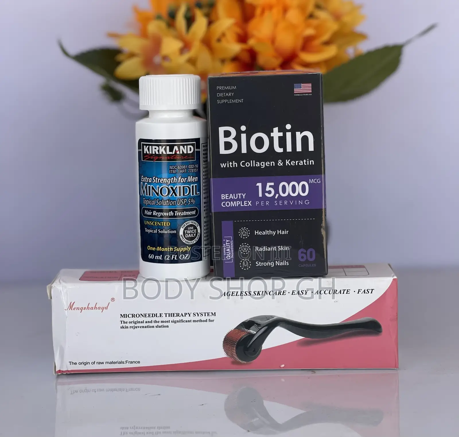 Extra Strength Beard Growth Combo Set - Kirkland Minoxidil