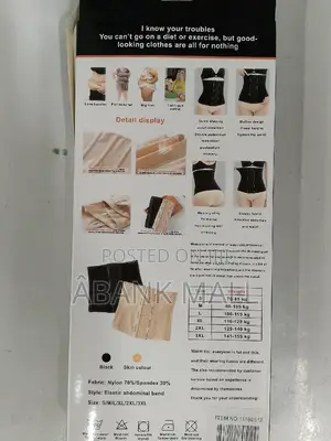 Slim Waist Body Plastic Belt