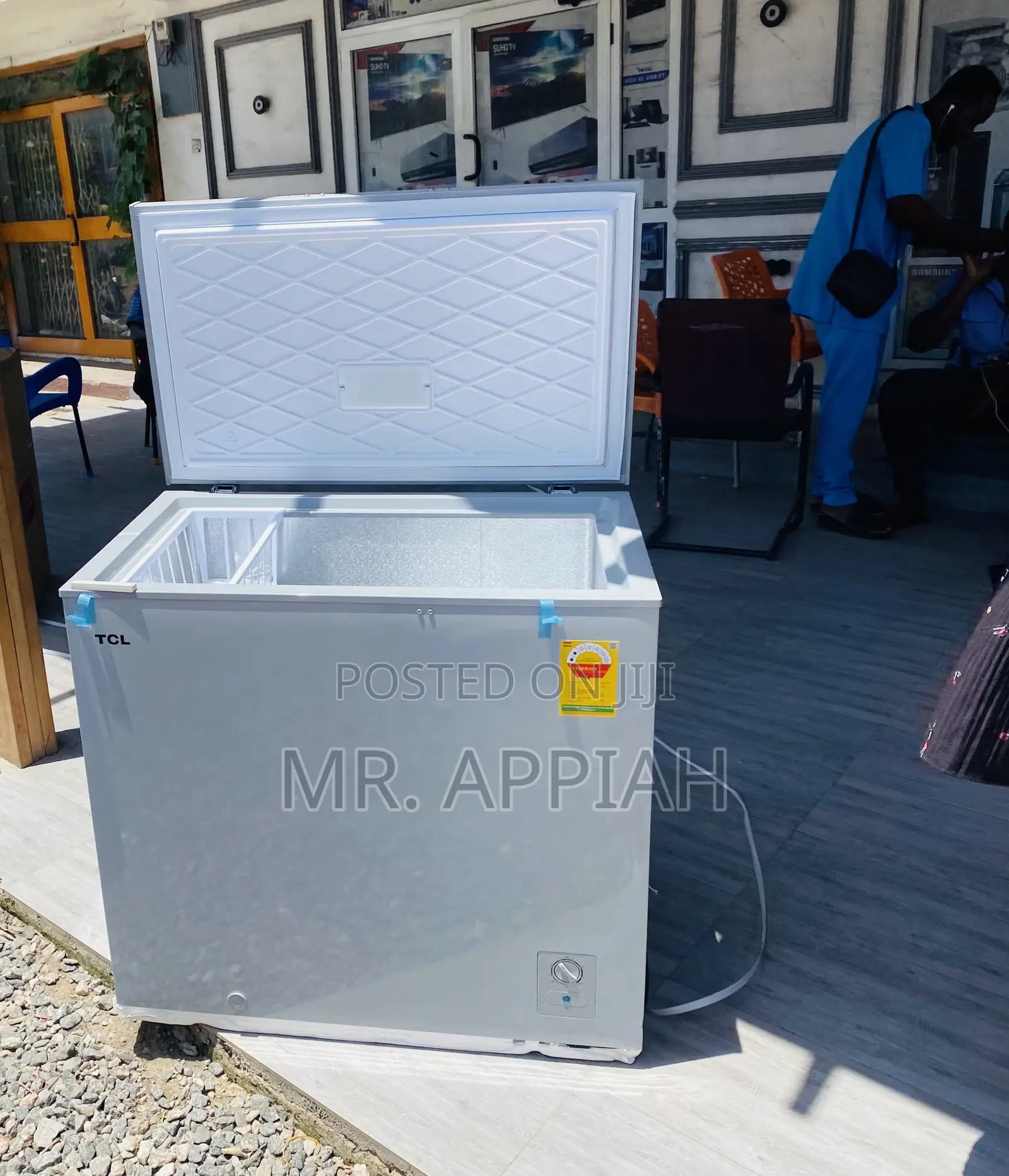 Reliable TCL 208 Single Door Electric Freezer(Gray).