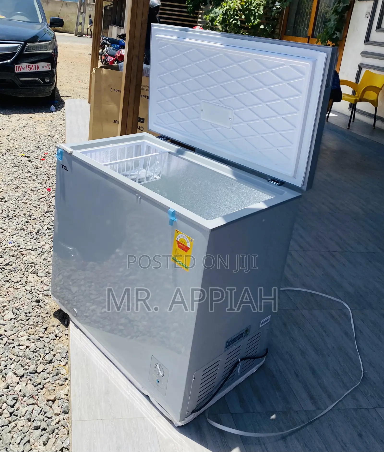 Budget-Friendly TCL 208 1 Door Electric Freezer(Gray).