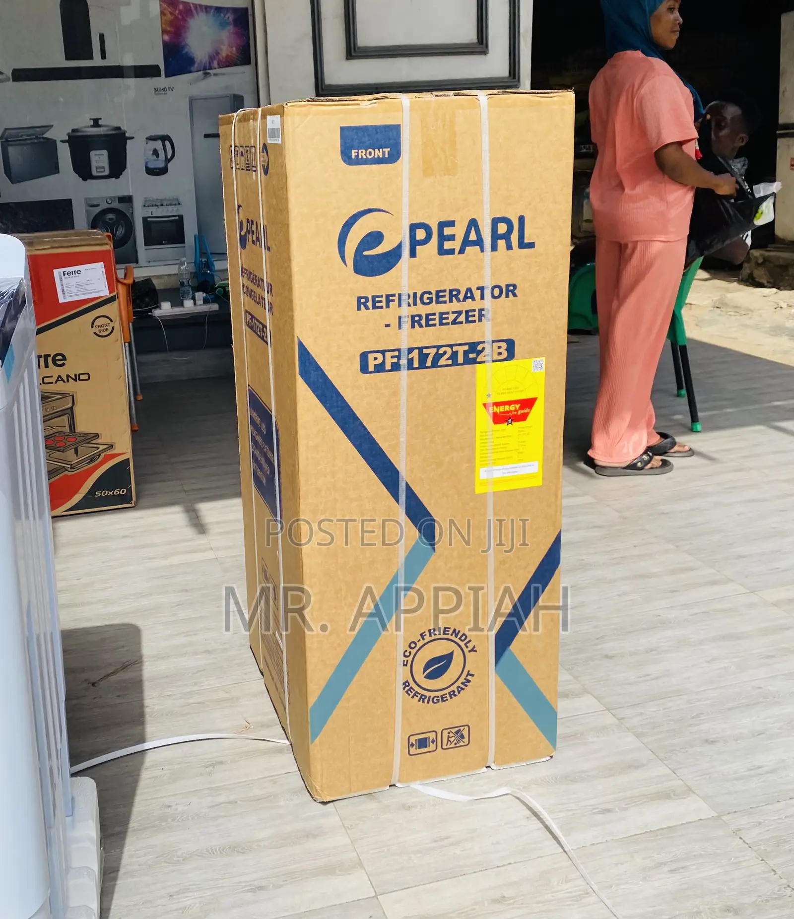 Extremely Chilling Pearl Pf-172t-2b Double Door Fridge.