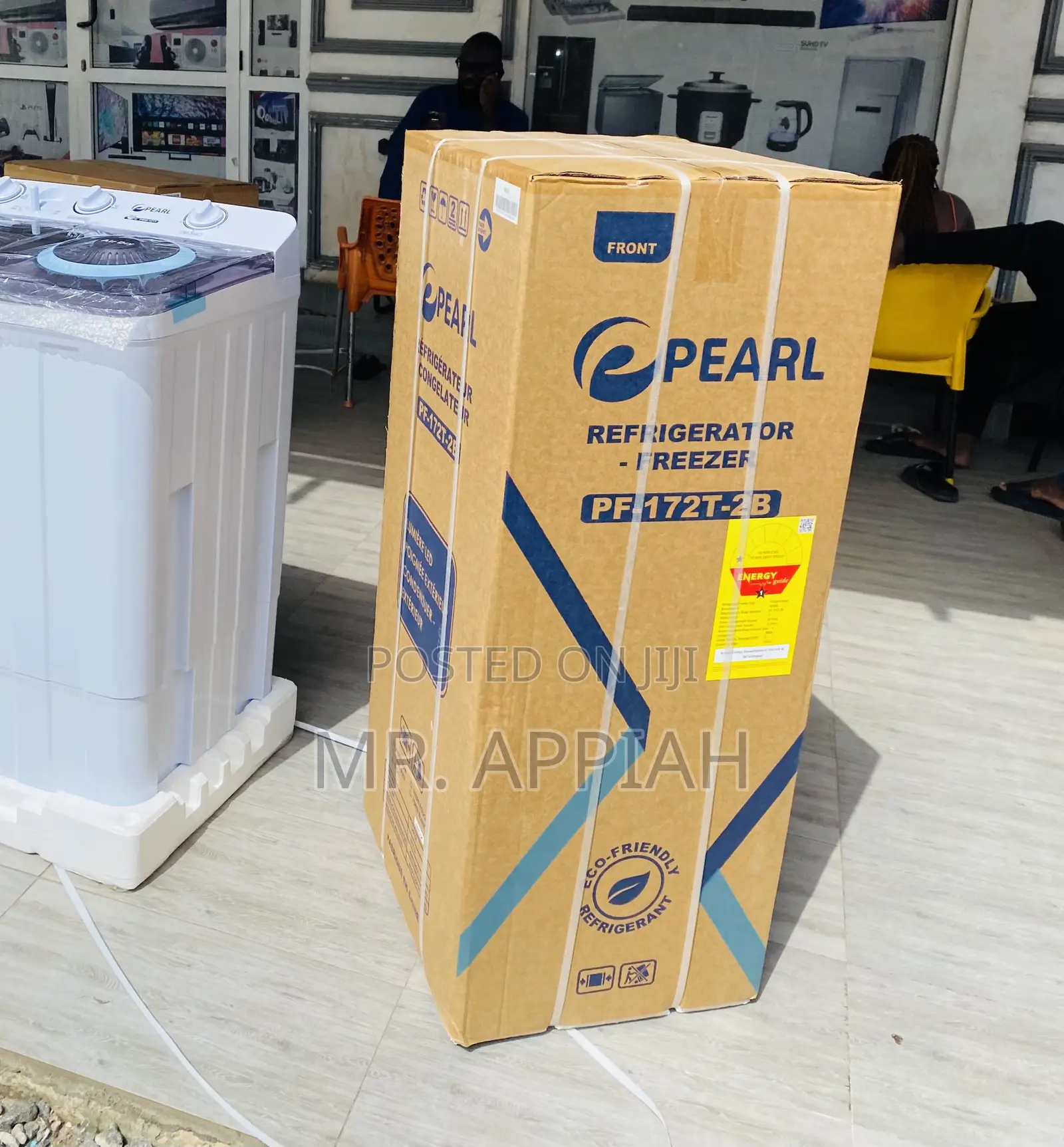 Pearl Pf-172t-2b Double Door Refrigerator.
