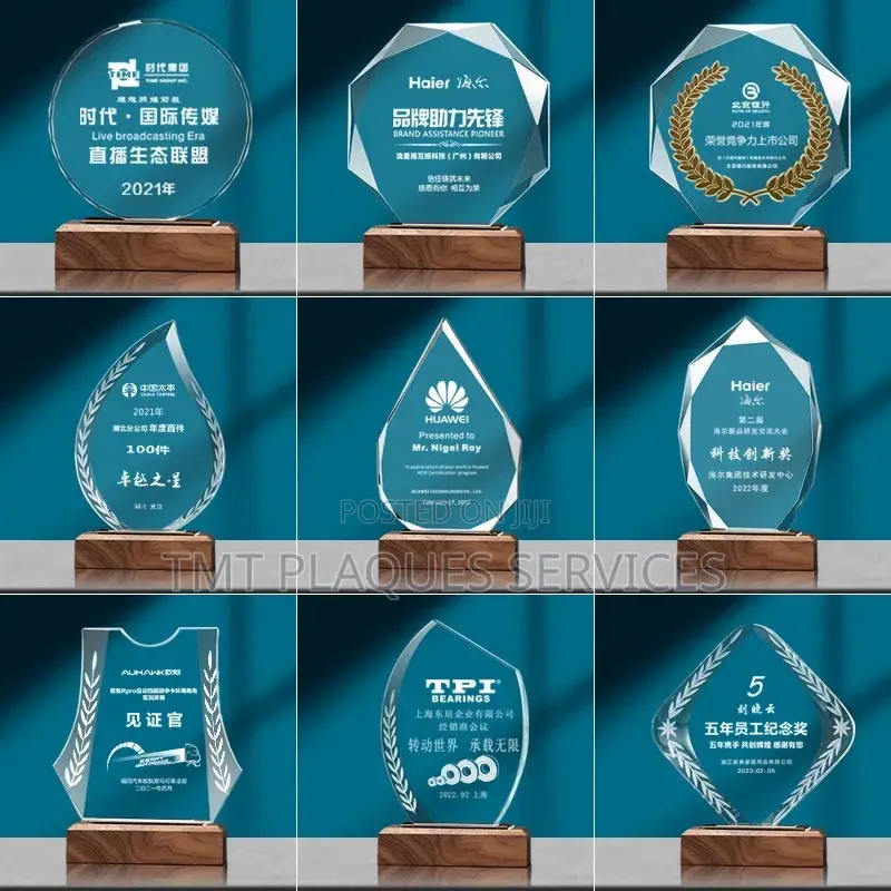 New Arrival Crystal Plaque for Your Events