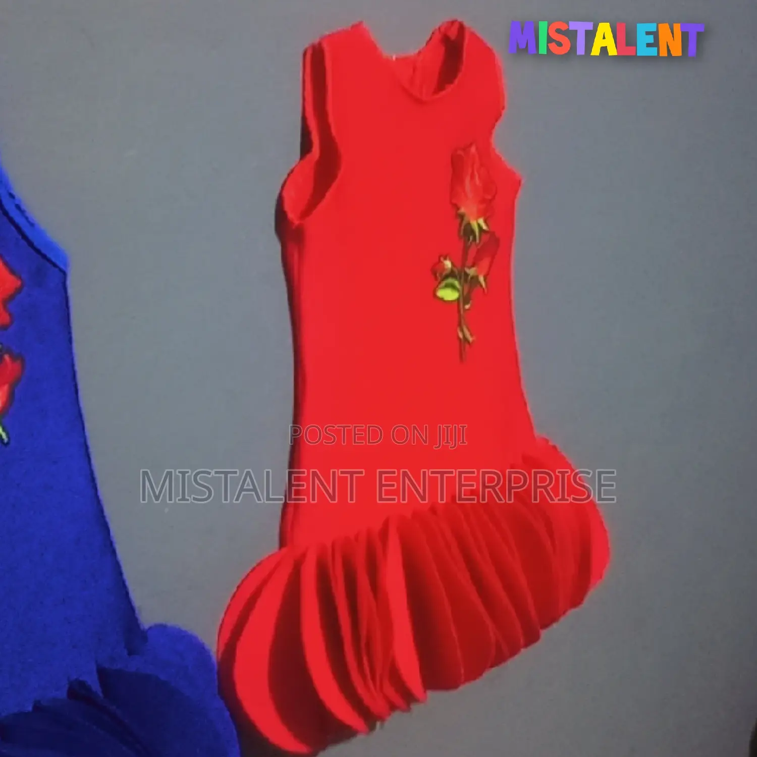 Mistalent Kids Birthday Red Dress