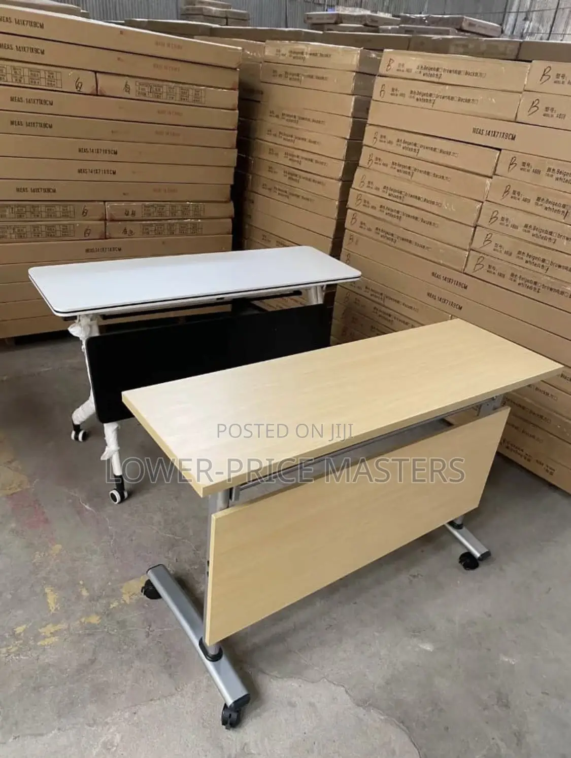 Office / Learning Conference Computer Table With Lock Wheels